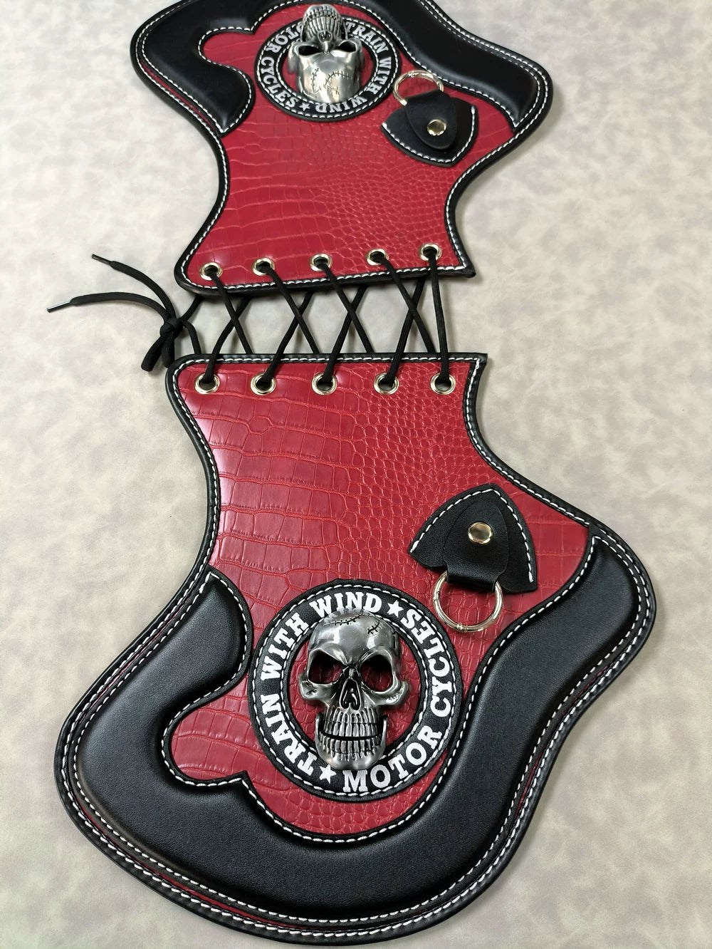 哈雷街霸StreetBob 114发动机隔热垫 护杠护膝挡风腿部膝盖防烫皮