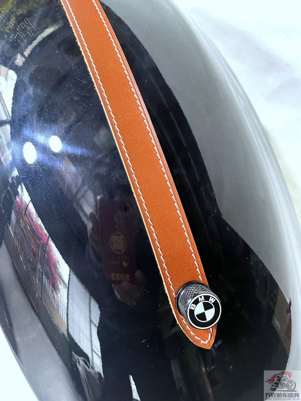 适用BMW宝马R18摩托车后座皮垫前后挡泥板皮泥瓦复古改装快拆螺丝