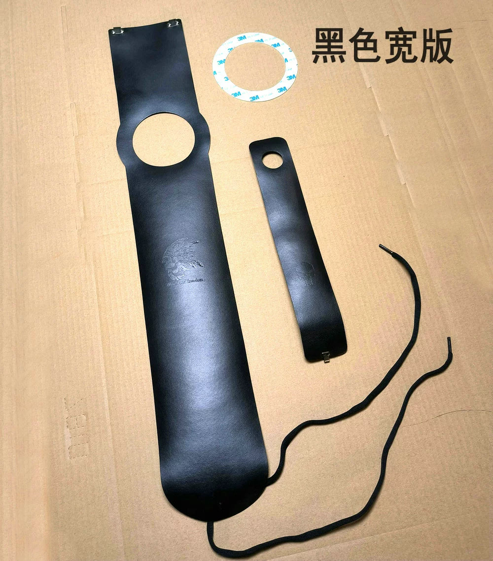 力帆V16油箱贴保护垫装饰后泥瓦挡泥板皮垫皮饰后座改装边包黑色