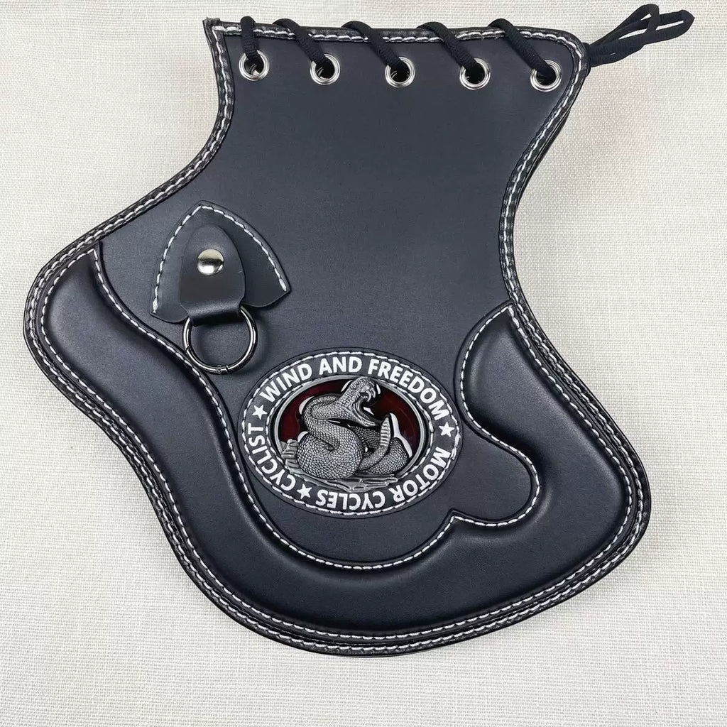 哈雷街霸StreetBob 114发动机隔热垫 护杠护膝挡风腿部膝盖防烫皮